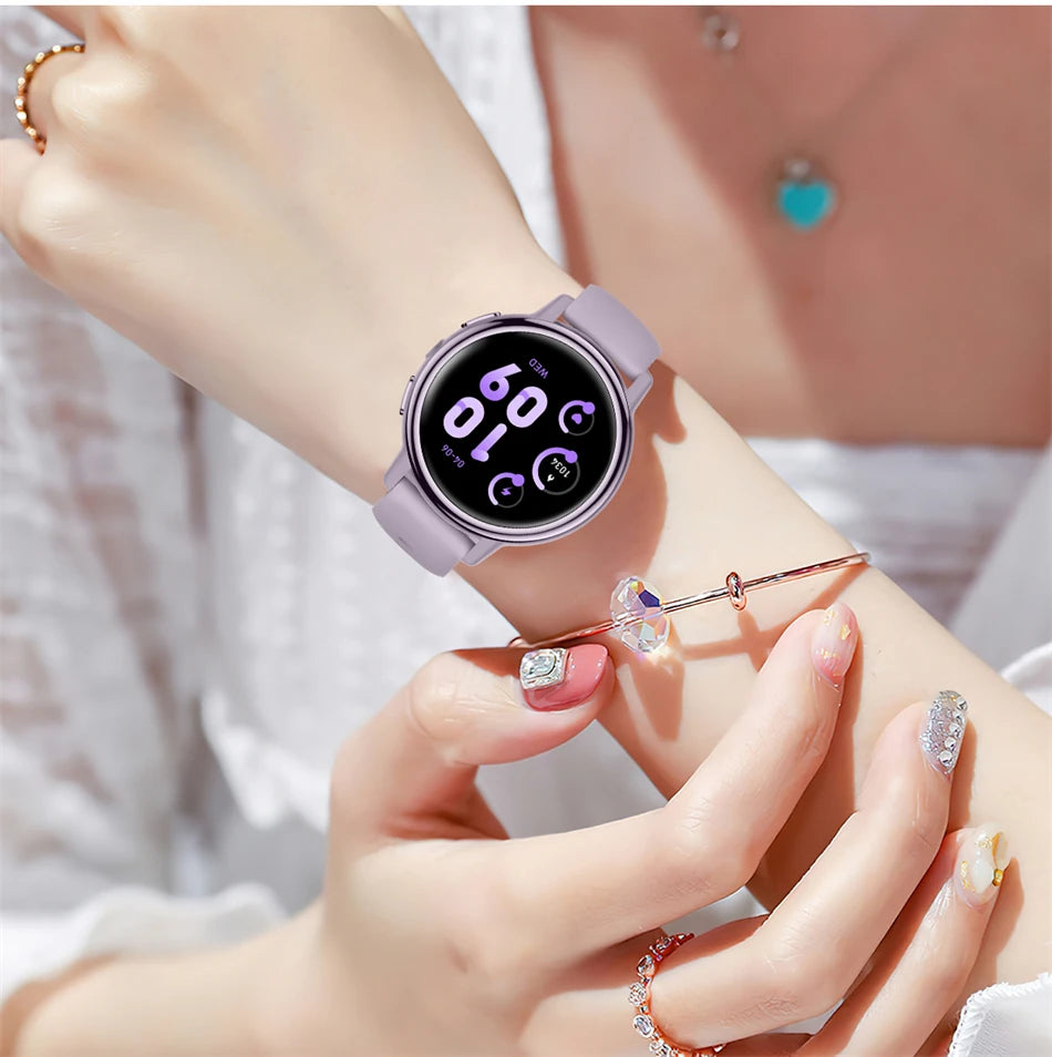 Reloj inteligente LIGE para mujer con pantalla AMOLED y llamadas Bluetooth