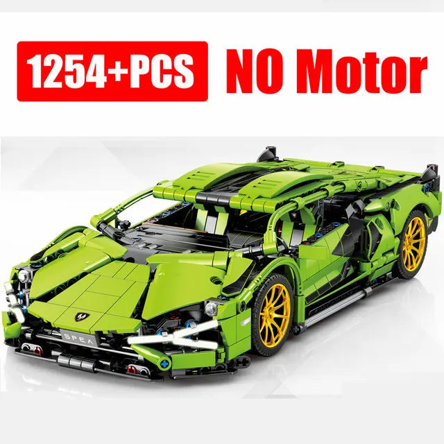 Coche de carreras de alta tecnología Lambor Sian FKP 37, bloques de construcción compatibles con juego de ladrillos técnicos 42115, juguetes, regalos de cumpleaños para niños