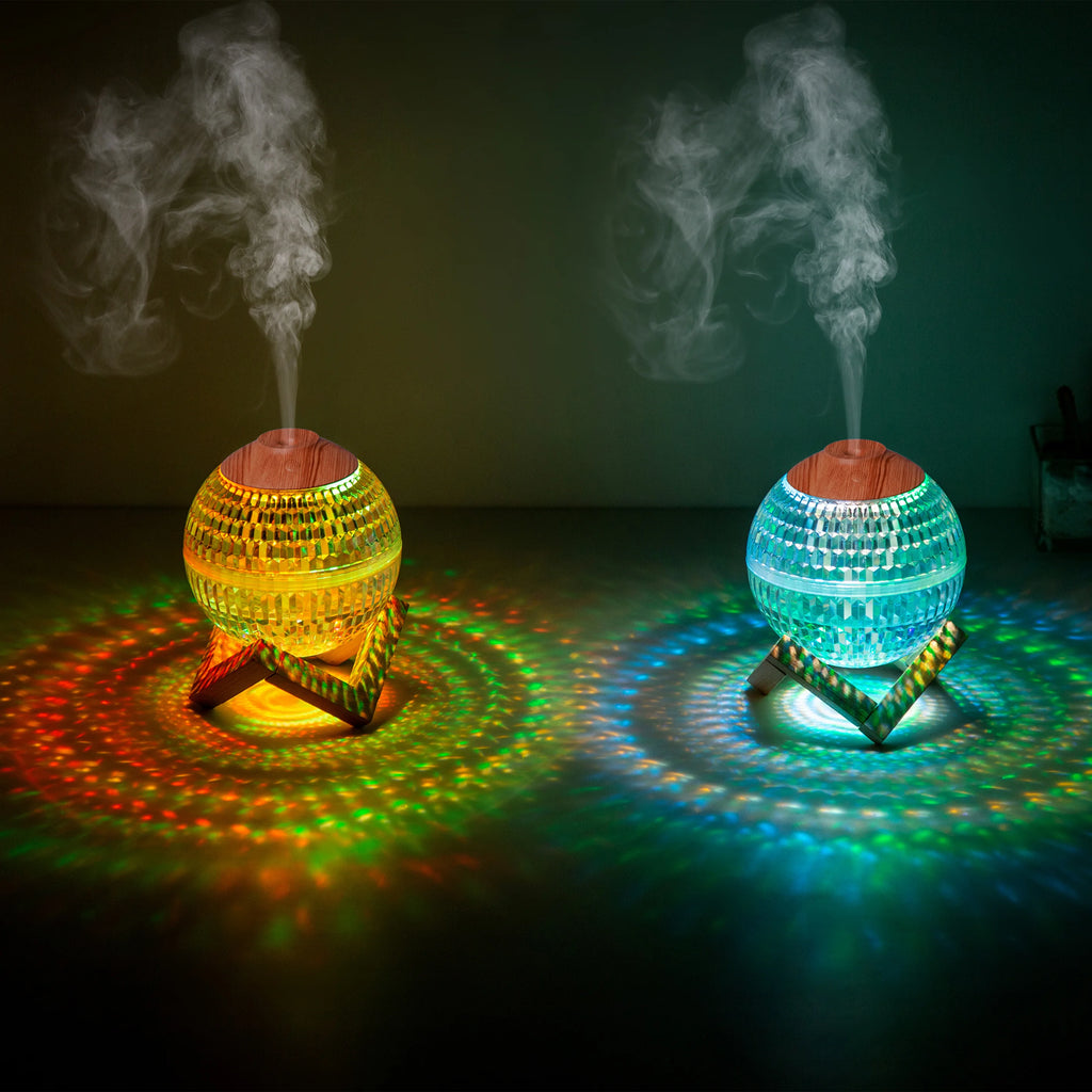Humidificador Bola de Cristal con Luz Nocturna