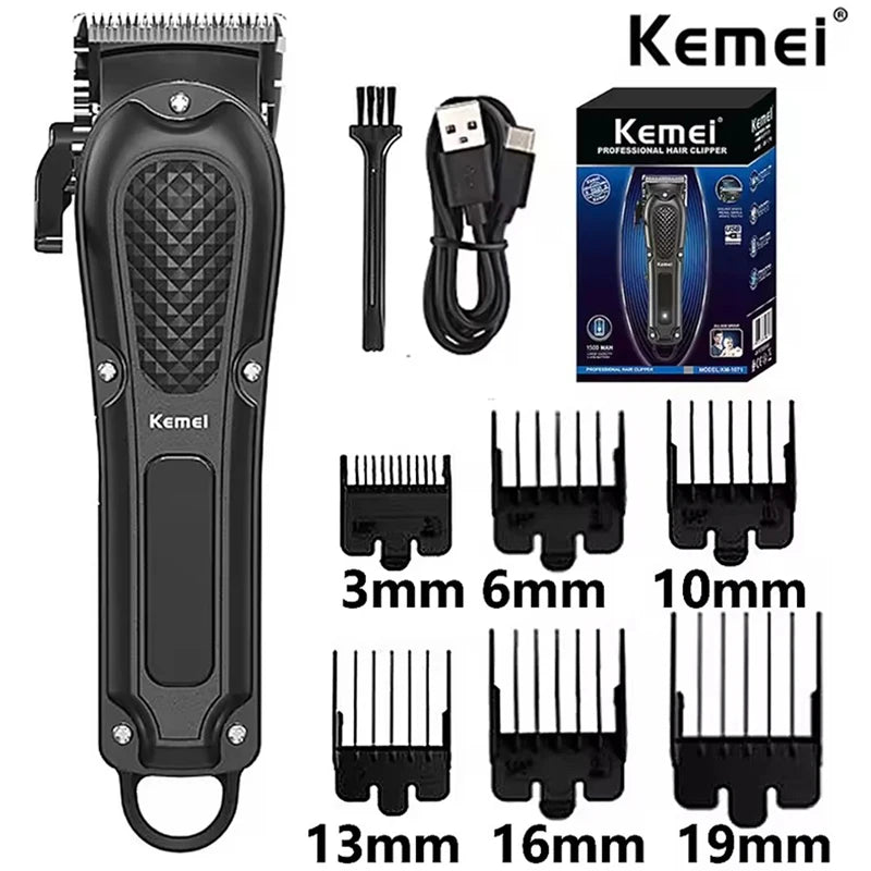 Cortadora de Pelo Kemei KM-1071 USB Recargable