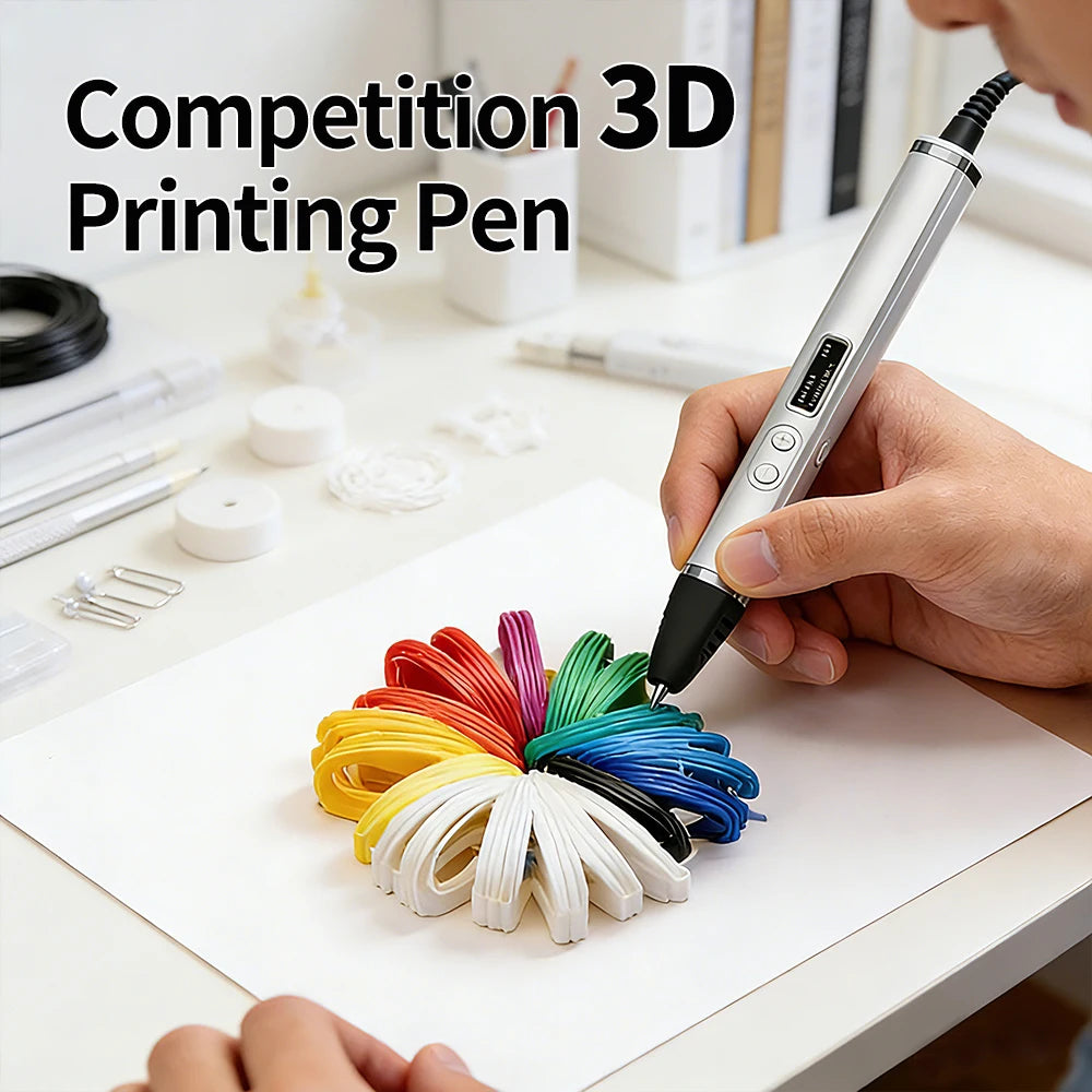 Lápiz 3D Profesional con Pantalla OLED y Control de Temperatura