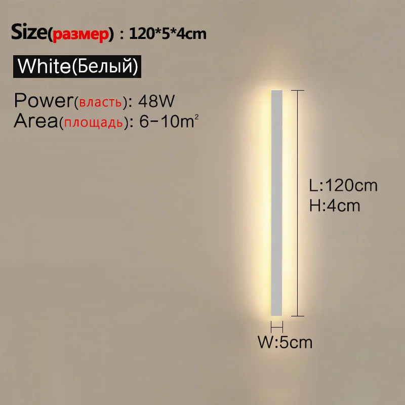 Lámpara de Pared LED IP65 Impermeable Exterior Jardín