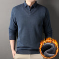 Suéter de Punto a Cuadros para Hombre | Cuello Cuadrado