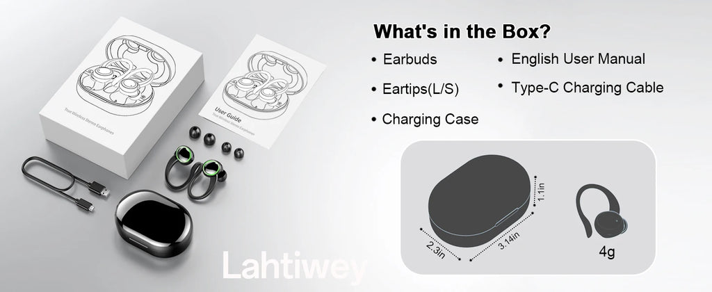 Auriculares Bluetooth Deportivos IP7 Cancelación Ruido