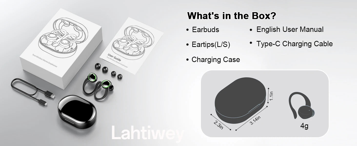 Auriculares Bluetooth Deportivos IP7 Cancelación Ruido