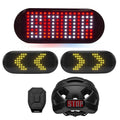 Luz LED para Casco de Bicicleta con Control Remoto Inalámbrico, Señal de Giro, Bocina, Luz Trasera de Advertencia, Accesorios para Ciclismo