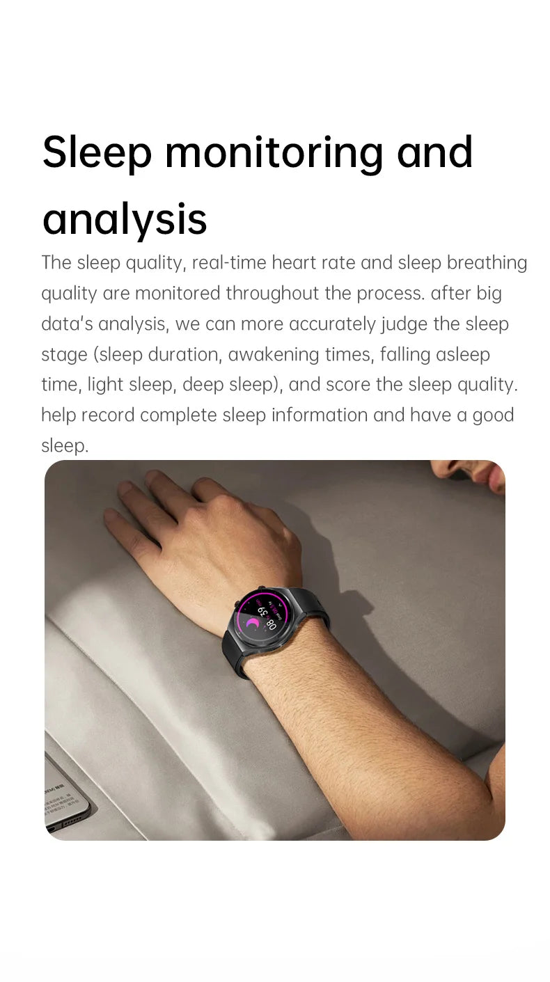 GEJIAN Reloj Inteligente ECG HRV IP67