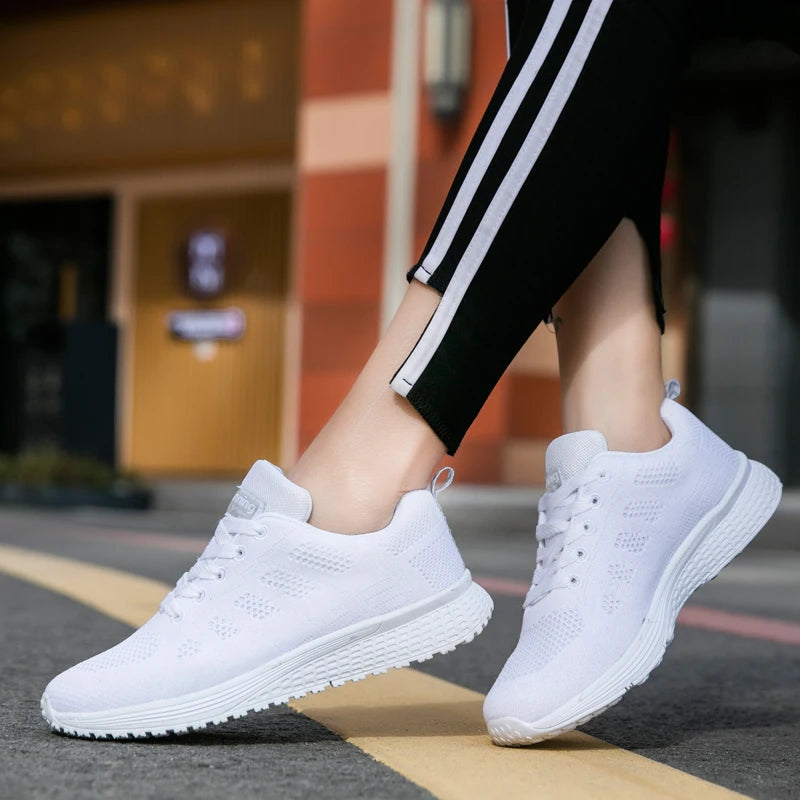 YRZL Zapatillas de deporte para hombre, zapatillas de deporte transpirables de malla cómodas y ligeras a la moda, zapatos deportivos para parejas, zapatos de tenis al aire libre para hombres