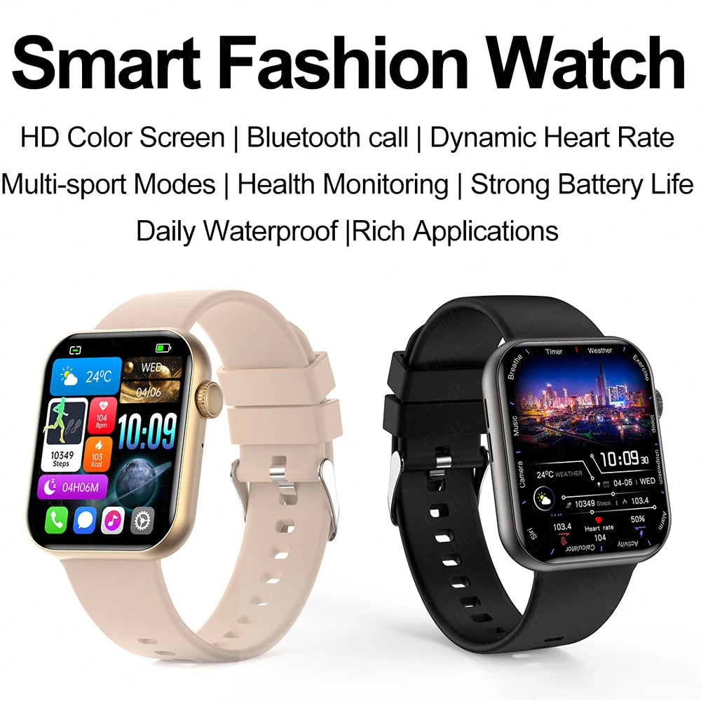 Reloj Inteligente con IA de Voz, IP68 y Llamadas Bluetooth