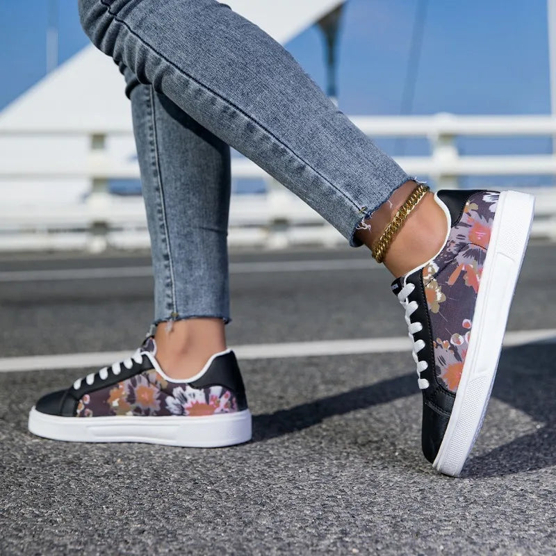 YRZL Zapatillas de deporte informales ligeras para mujeres y hombres, par de zapatos antideslizantes para caminar, zapatos impermeables, zapatos deportivos con estampado de grafiti a la moda para hombres