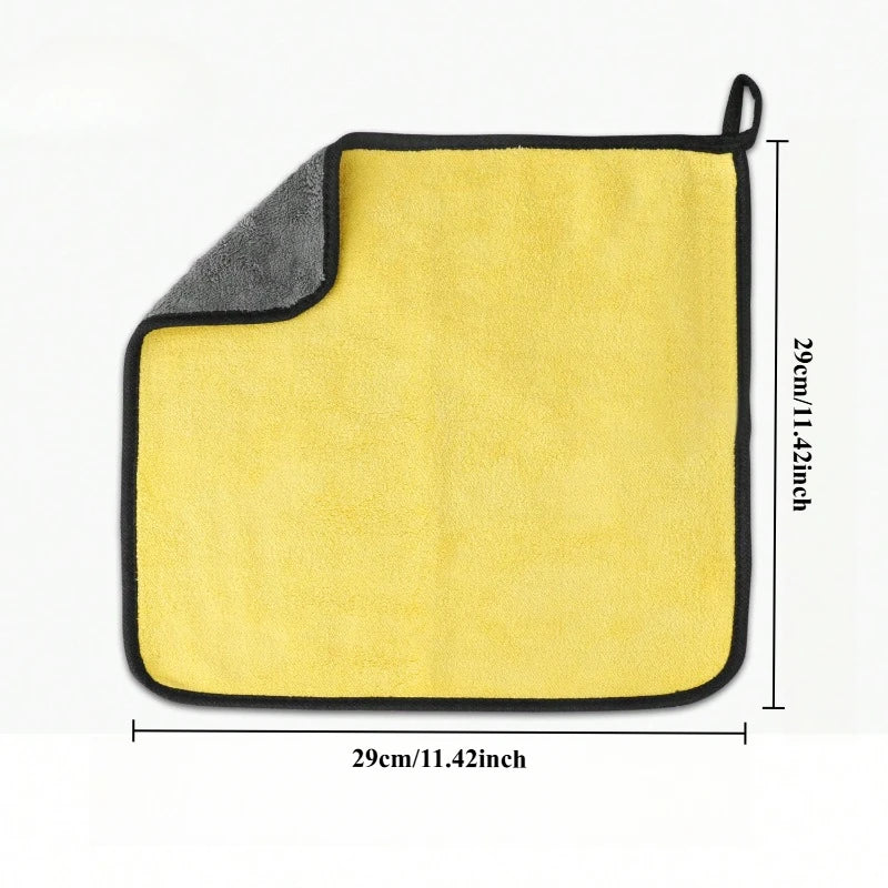 Toalla de microfibra para lavado de coches, 3/5/10 Uds., 30x30CM, paño de secado y limpieza para coche, paño para el cuidado, toalla para lavado de coches, toalla de cocina