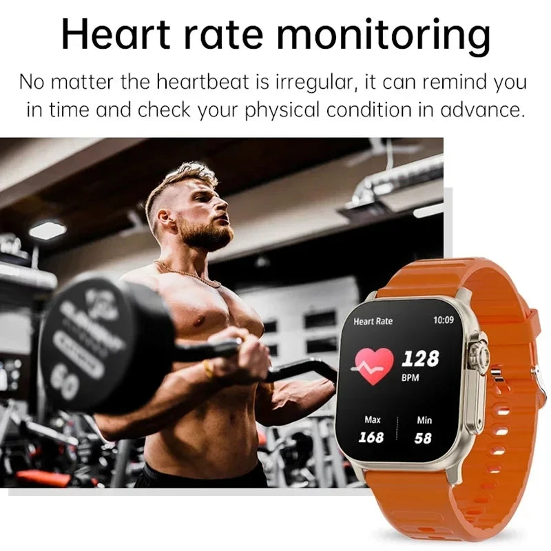Reloj Inteligente Deportivo con Bluetooth, Alertas de Mensajes y Monitor de Salud