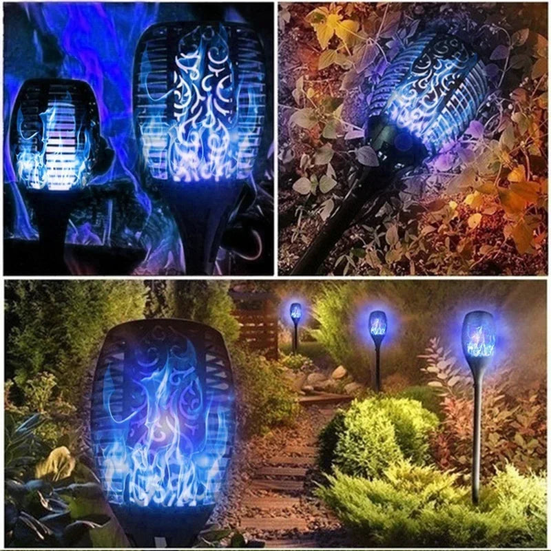 Luces de Antorcha Solar de Llama para Jardín