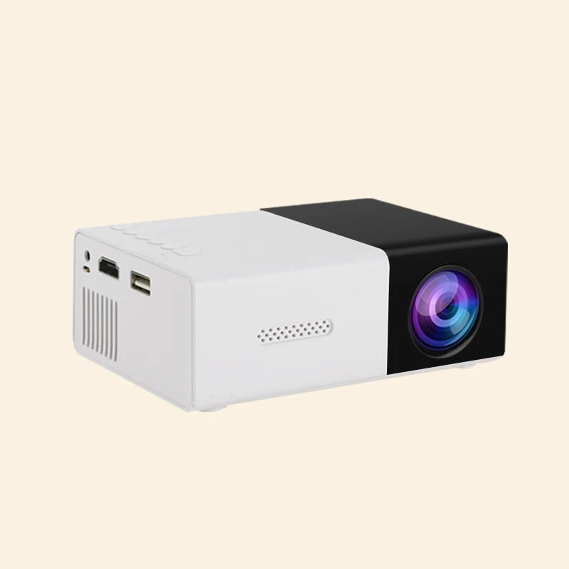 Mini proyector YG300 HD para cine en casa, compatible con HDMI y USB