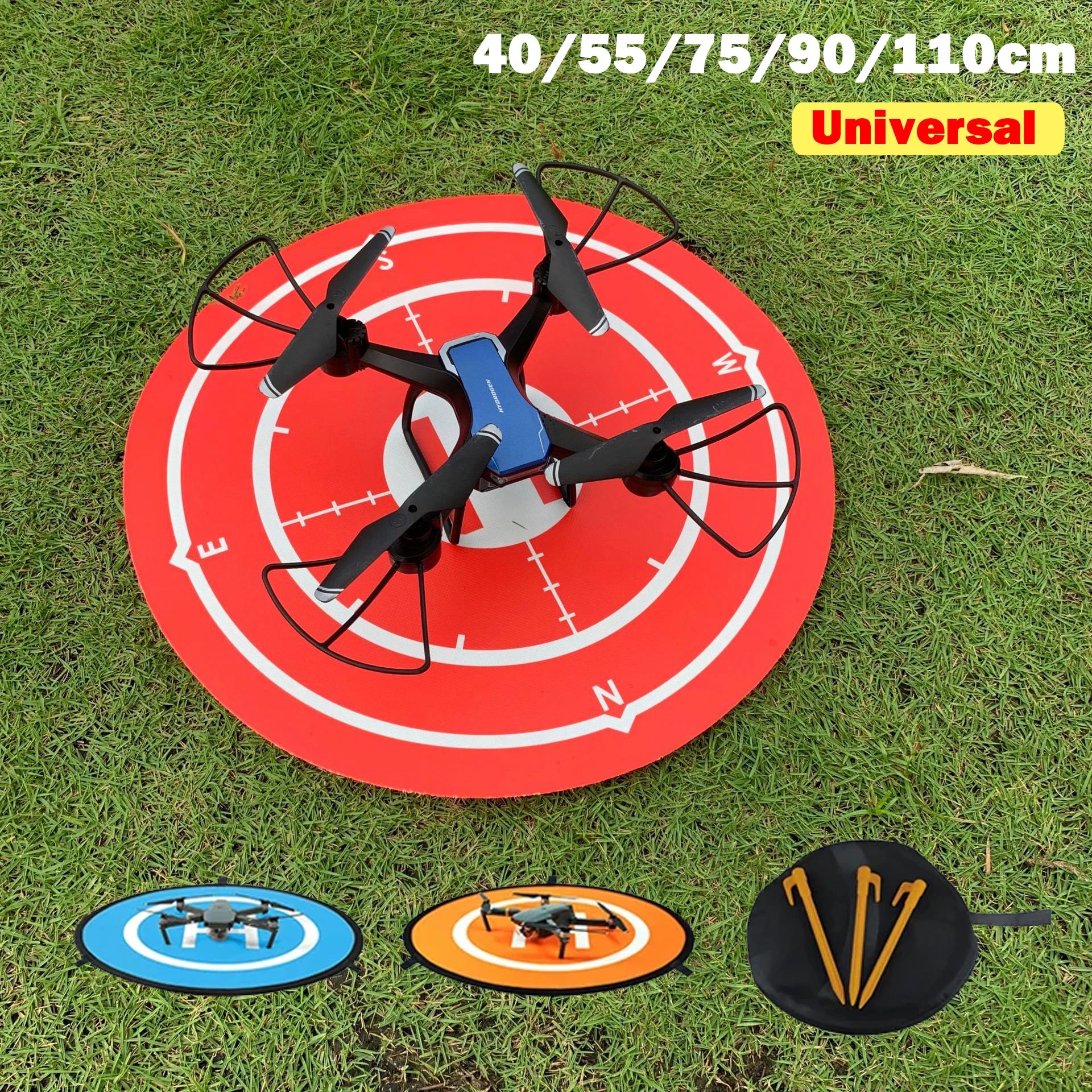 Almohadilla de Aterrizaje Plegable para Drones RC 40 a 110 cm