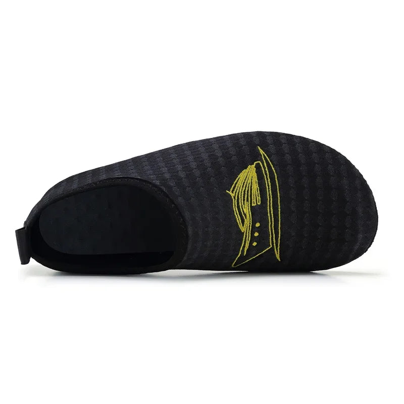 Zapatos acuáticos de secado rápido para hombre y mujer, zapatillas de playa ligeras, suaves y antideslizantes, talla Original 34-49, 2024