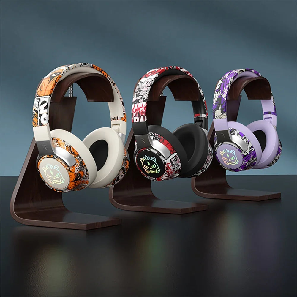 Auriculares Gaming Bluetooth 5.3 RGB Baja Latencia