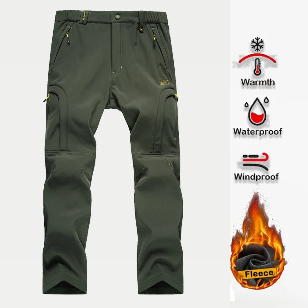 Pantalones Impermeables con Forro Polar para Snowboard y Esquí