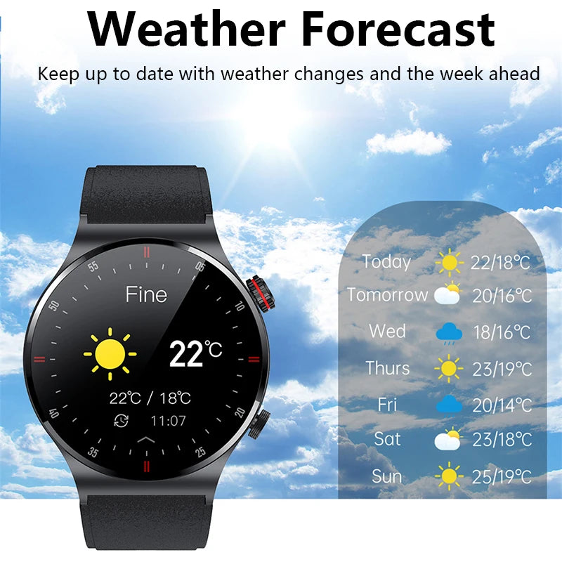 Reloj Inteligente Deportivo con Pantalla Táctil y Llamadas Bluetooth