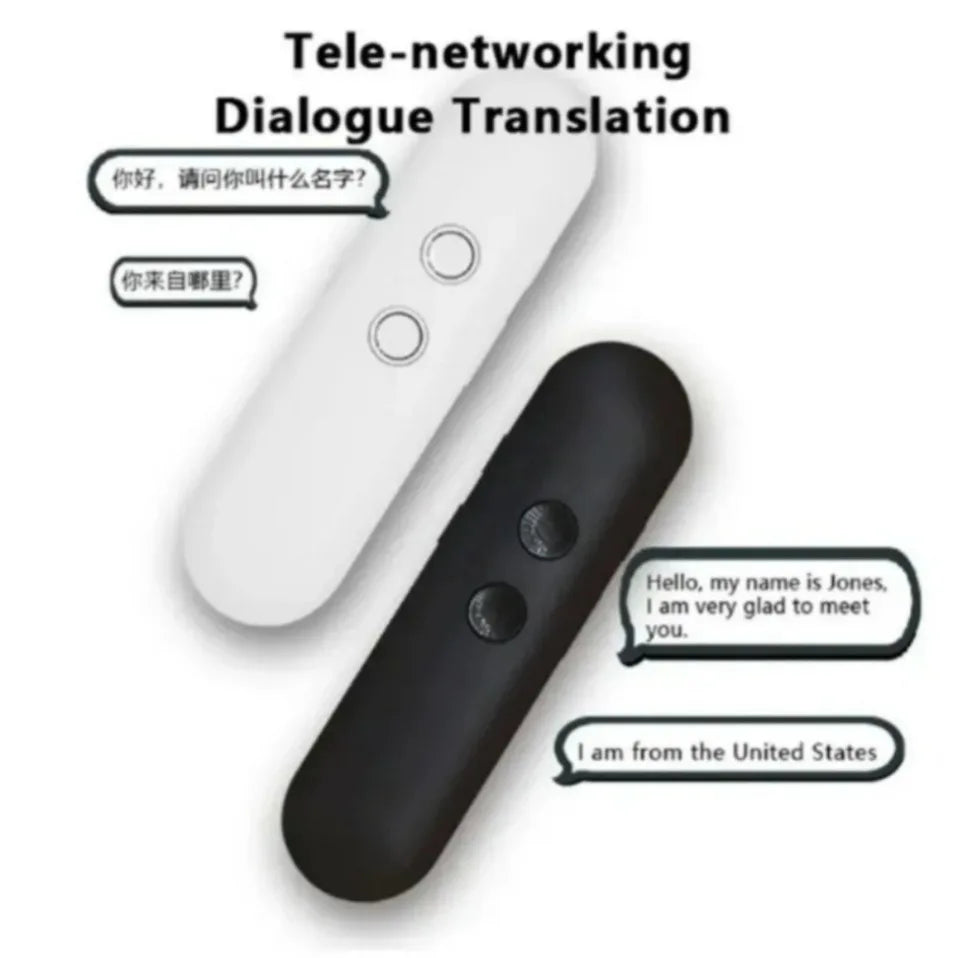 Mini T4 AI Translator Smart Pen Inalámbrico, 40 Idiomas, Compatible con Bluetooth, Portátil, Traducción de Voz Instantánea Bidireccional en Tiempo Real