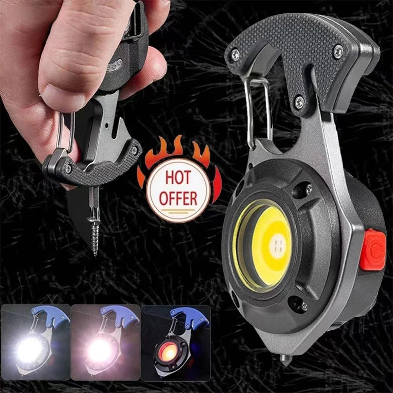 Micro Linterna LED Multiherramienta de Llavero