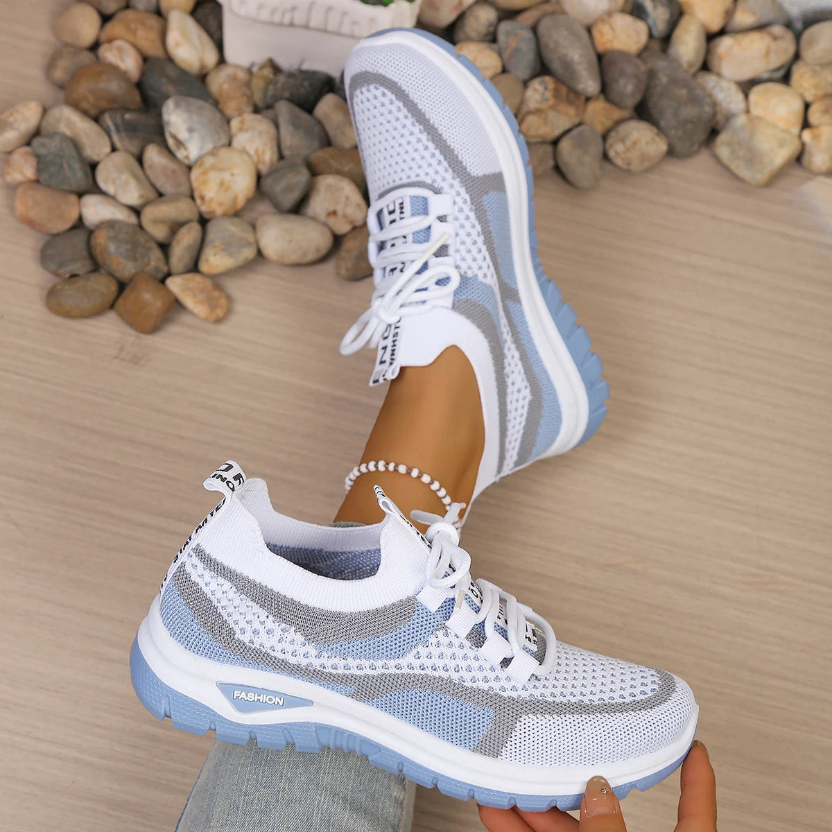 Zapatillas Casuales de Verano para Mujer – Diseño Bicolor