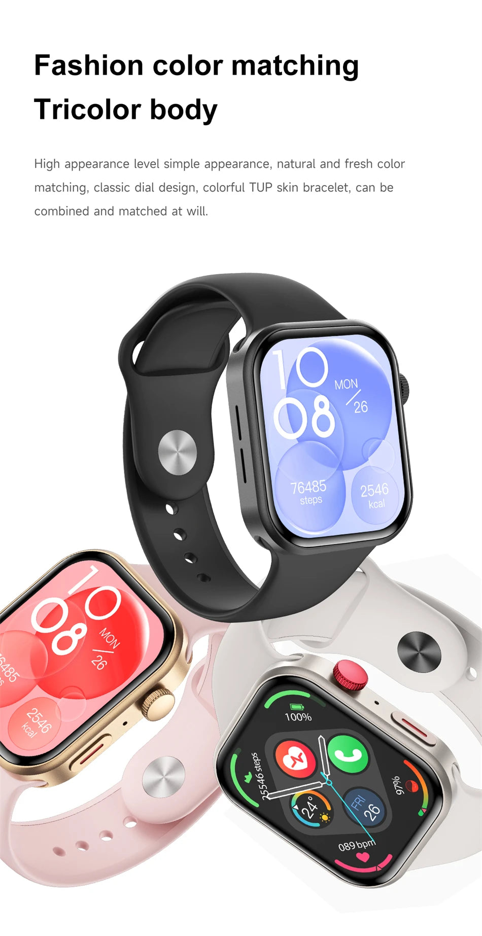 Reloj Inteligente Z03Pro con Bluetooth y Música