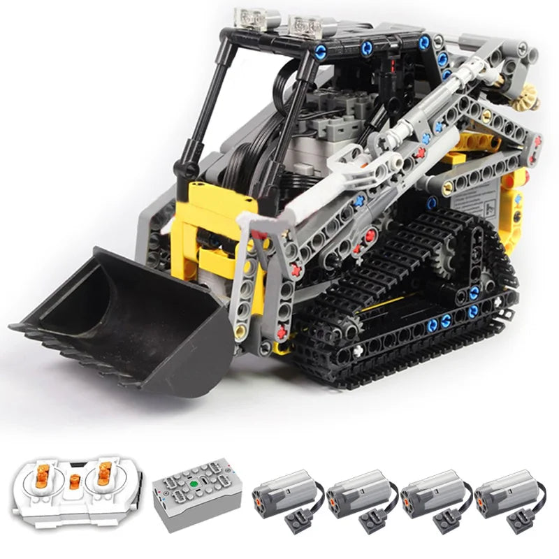 Bloques de construcción MOC para niños, juguete de ladrillos para armar coche de Control remoto, Serie Técnica MOC 470, ideal para regalo, 13349 piezas