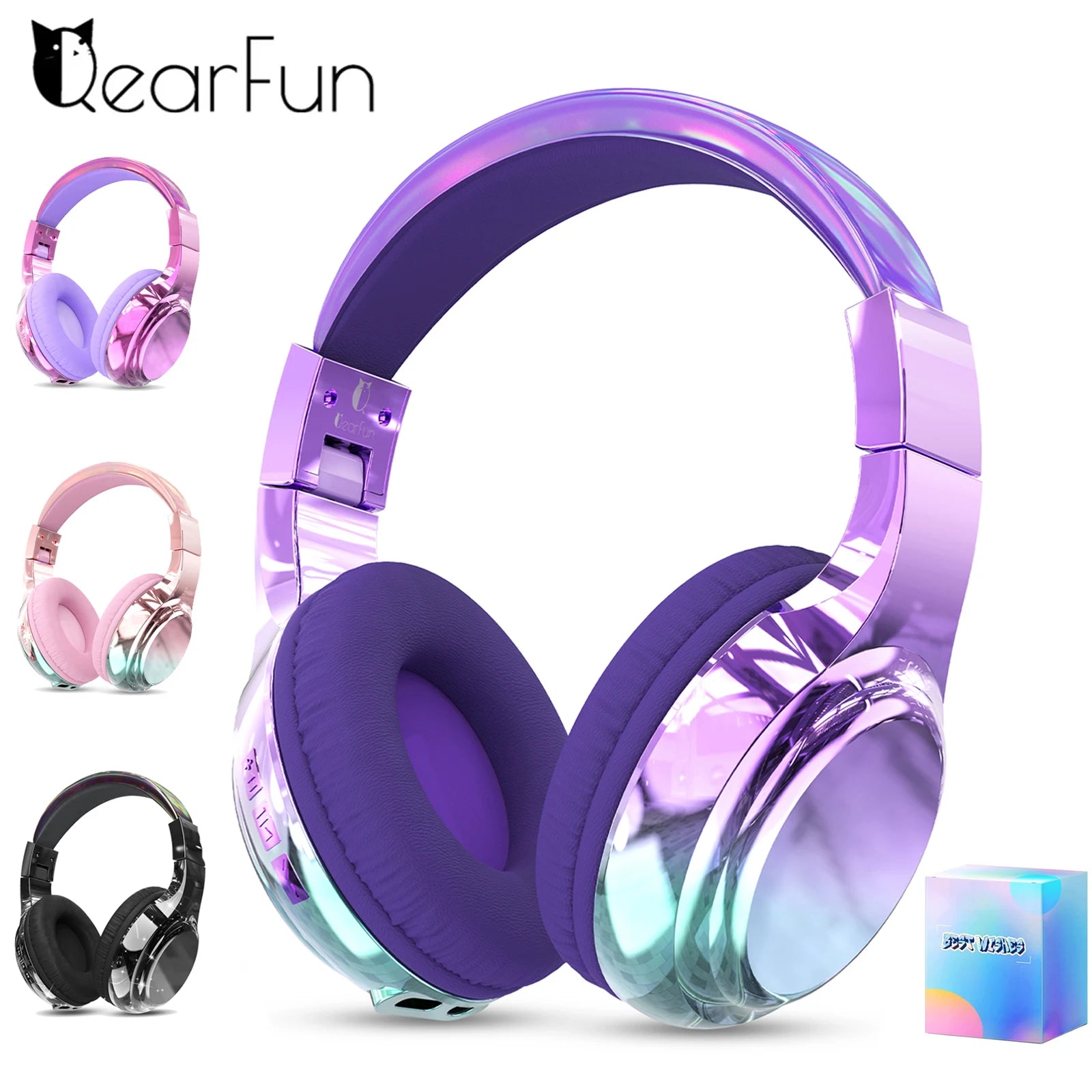 Auriculares Bluetooth Infantiles Plegables para Viajes