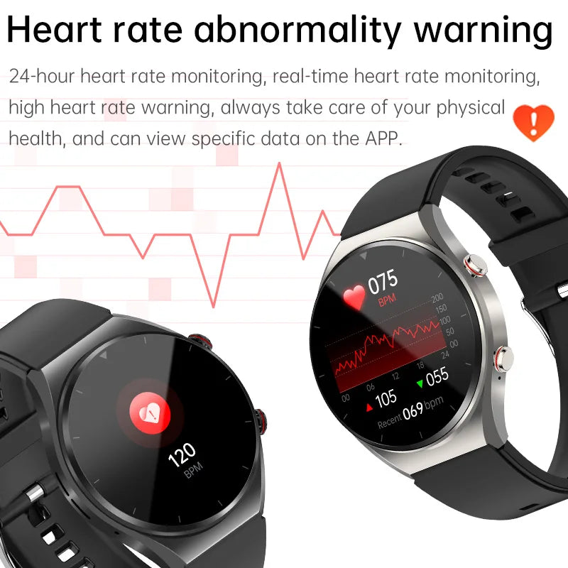 GEJIAN Reloj Inteligente ECG HRV IP67