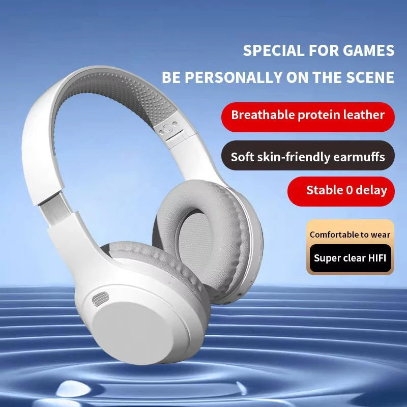 LonMao Auriculares Bluetooth 5.3 Gaming Plegables