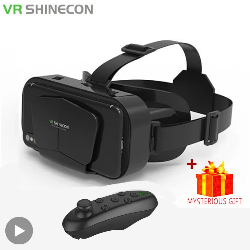 Shinecon Viar-gafas 3D VR, dispositivo de Realidad Virtual, lentes para casco, auriculares, gafas inteligentes para teléfono inteligente, Realidade móvil