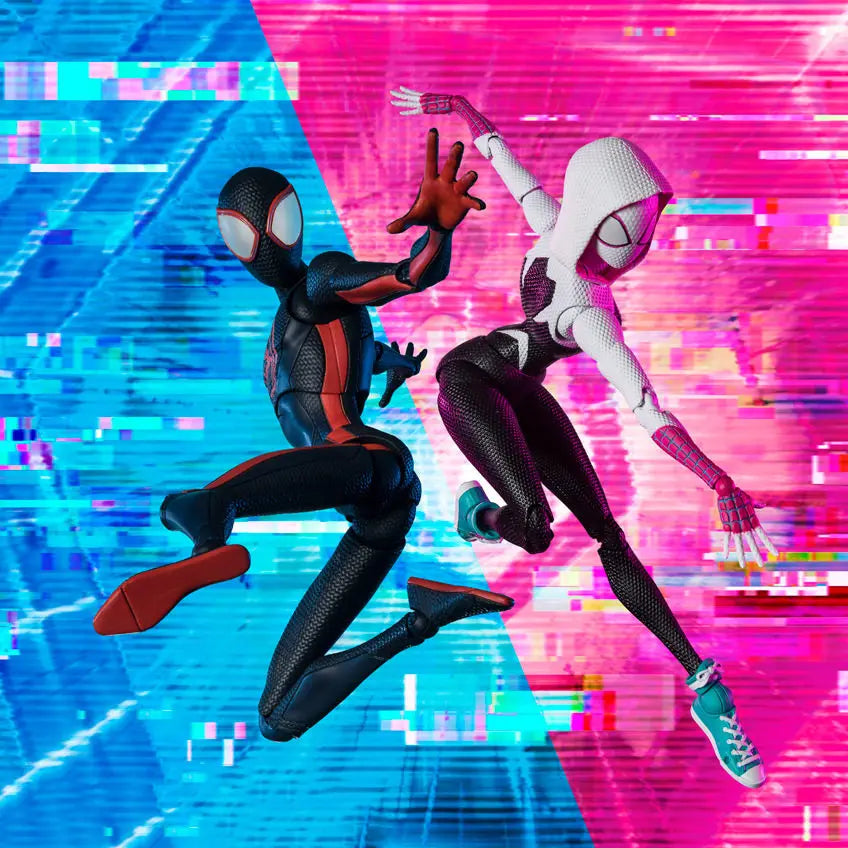 Figuras de Acción de 15 cm SHF Spider-Man Figuarts Miles Morales Gwen, Figura de Spider-Woman, Figura de Spiderman, Muñeco de PVC, Regalo