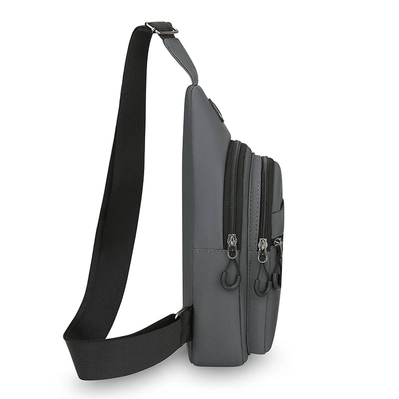 Bolso Cruzado Deportivo Ajustable Unisex para Pecho, Viajes y Senderismo