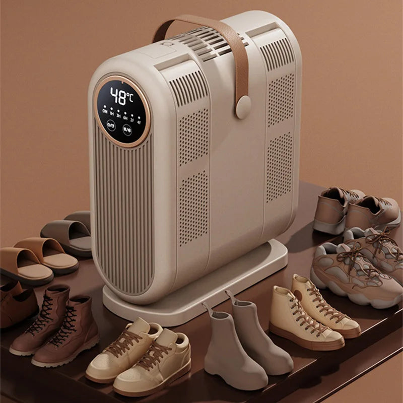 Secador de zapatos plegable, secador de zapatos y botas eléctrico portátil, Control de sincronización, desodorización para el hogar, calcetines, botas, calentador