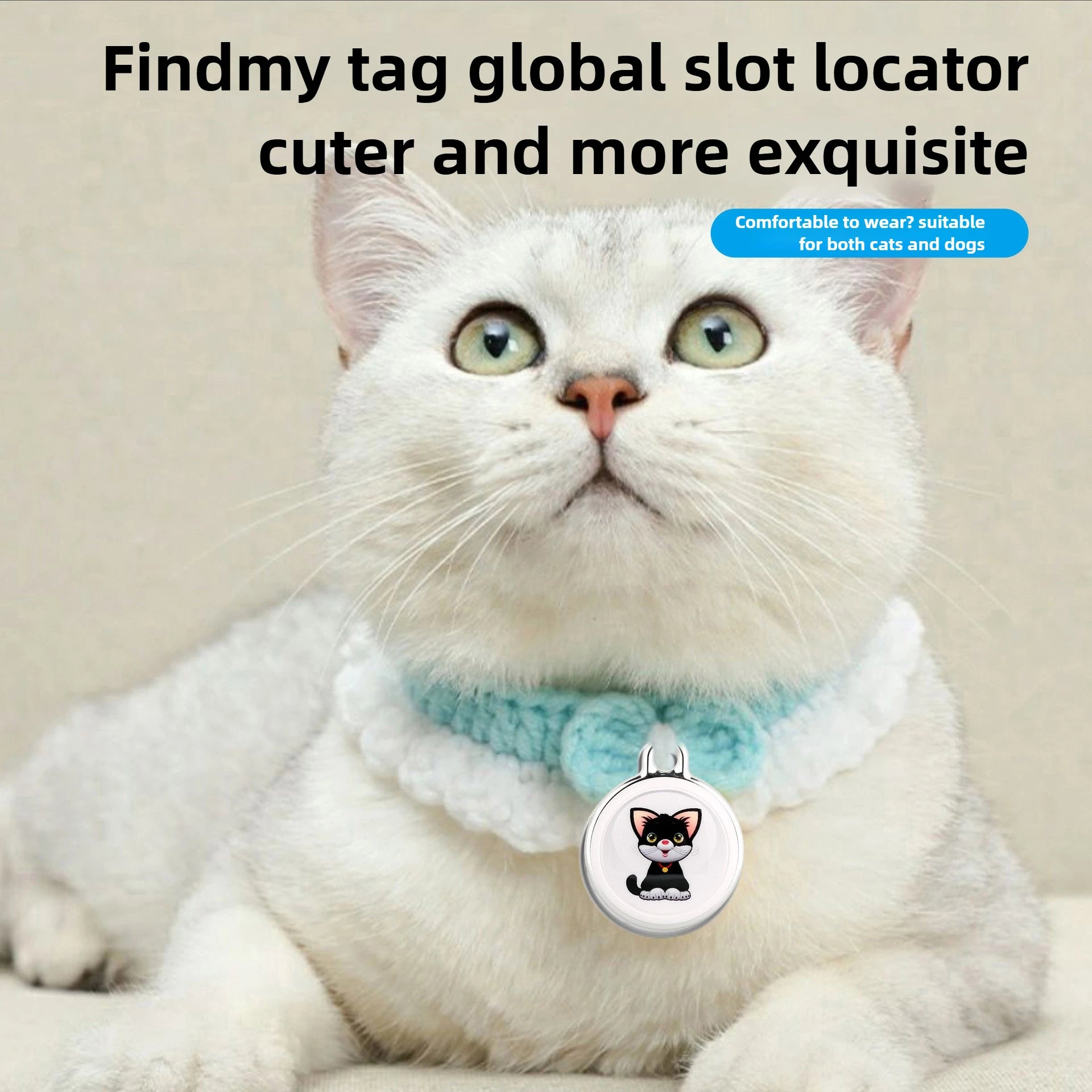 Rastreador GPS antipérdida para mascotas, localizador inteligente portátil a prueba de agua, compatible con Bluetooth, seguimiento en tiempo Real, Collar para perros y gatos, dispositivo de búsqueda