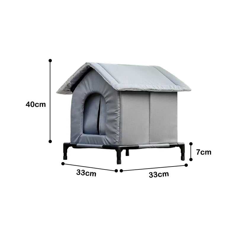 Casa Plegable para Mascotas — Refugio Impermeable Interior y Exterior
