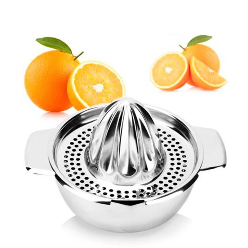LMETJMA exprimidor de limón de acero inoxidable, exprimidor Manual para exprimidor de limón y naranja, escariadores, exprimidor de frutas y verduras, herramienta de cocina