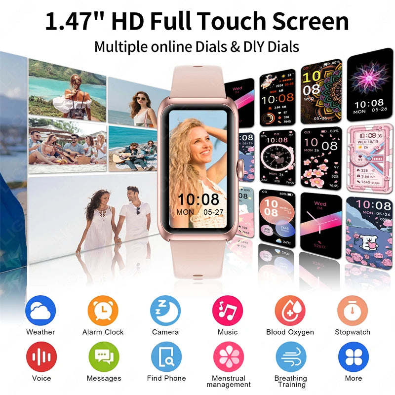 Reloj Inteligente LIGE Fitness Monitor Cardíaco y SpO2