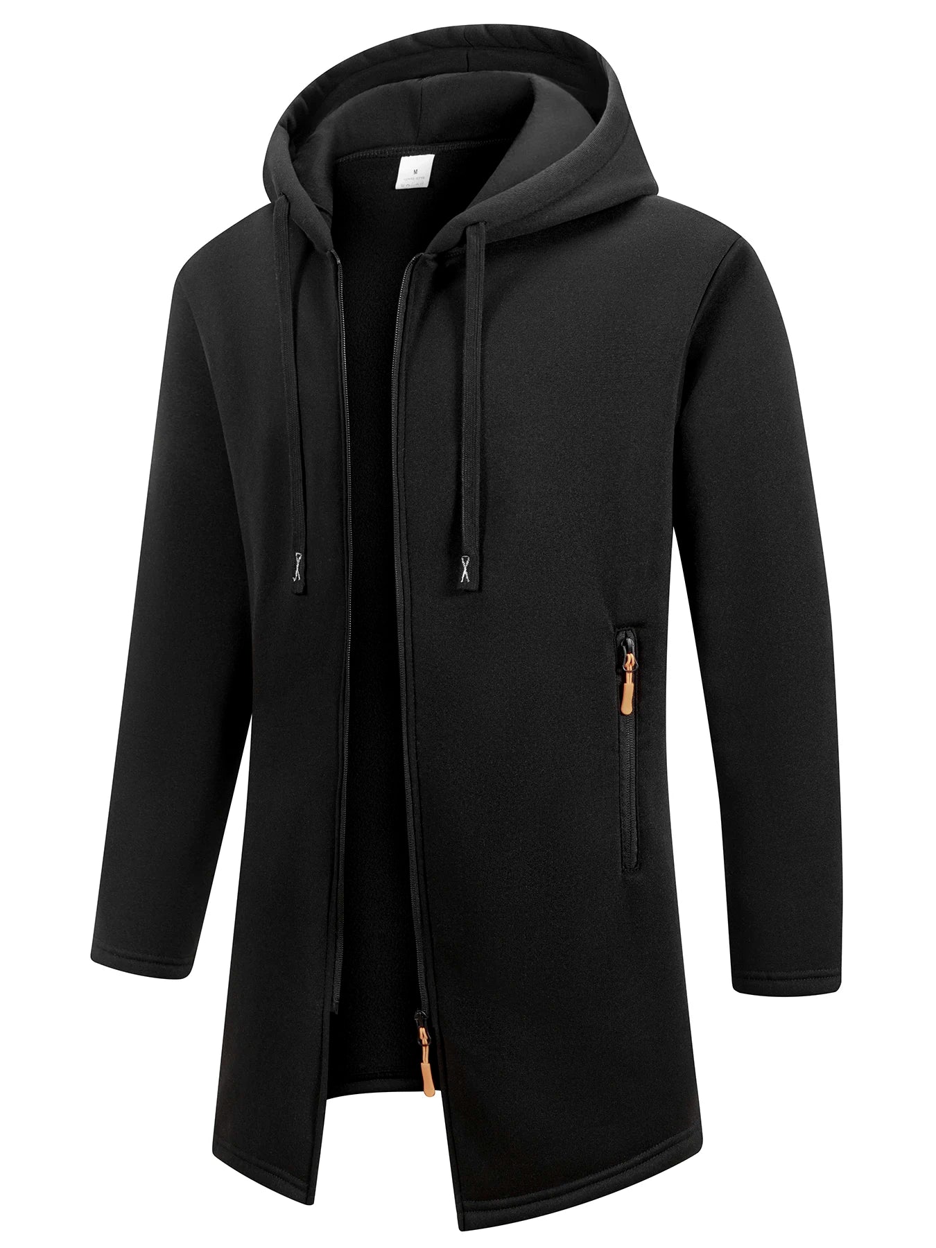 Chaqueta con Capucha y Cremallera para Hombre – Abrigo Polar