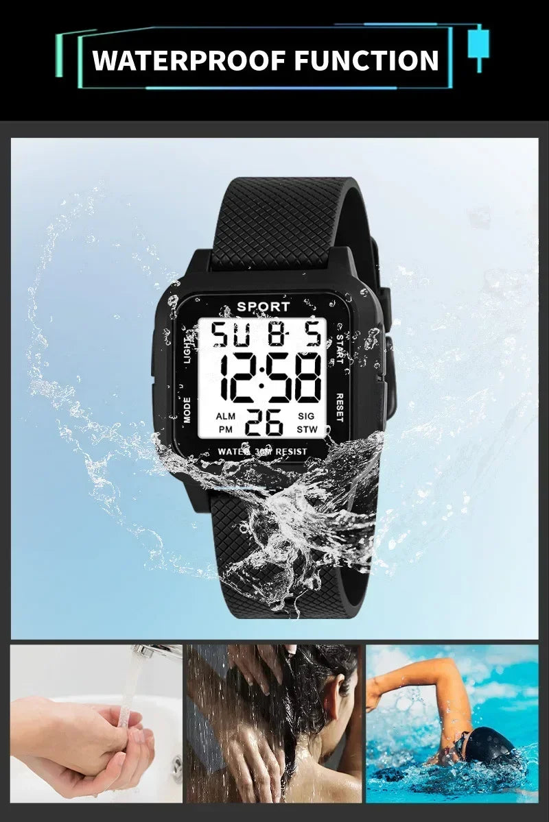 MAYZHISU Set de Relojes Deportivos para Parejas