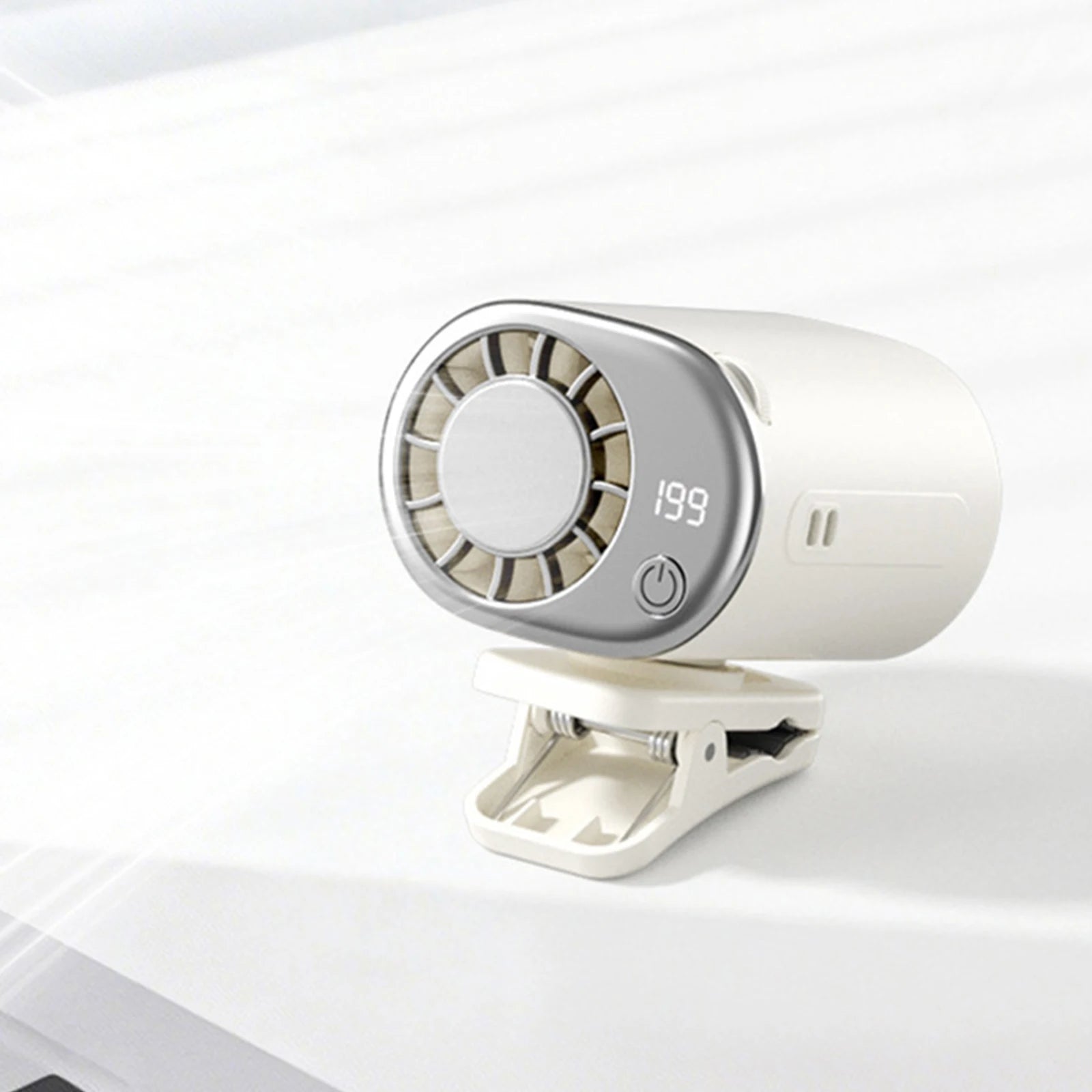 Ventilador de Cuello Colgante con Pantalla LED Recargable