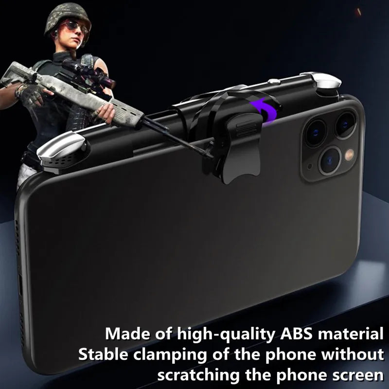 Controlador de juego móvil G5 para PUBG, gatillo de juego, tirador, puntería, botón de tecla ABS, Joystick para IPhone, Android, Smartphone
