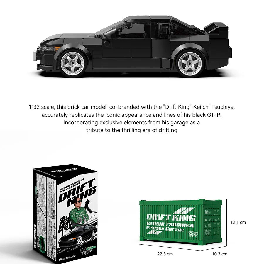 Set de Construcción de Bloques de Modelo de Auto de Edición Limitada, Super Racing, con Contenedor de Exhibición, Ladrillos MOC, Decoración de Escritorio, Juguete DIY para Niños, Regalo