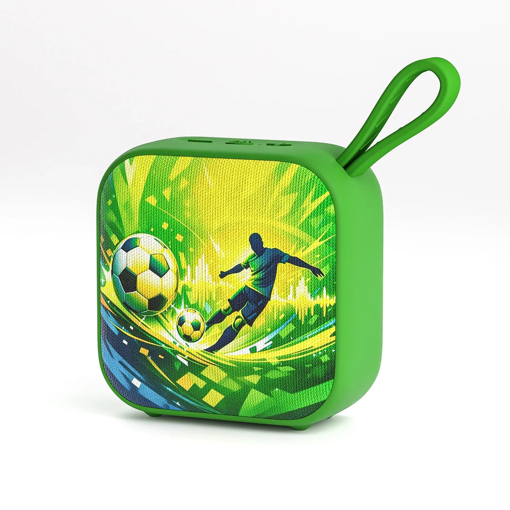 Altavoz portátil Bluetooth 6,0 Mlove R10 con diseño de fútbol para la Copa Mundial FIFA, IP67, resistente al agua y al polvo, altavoz inalámbrico para exteriores