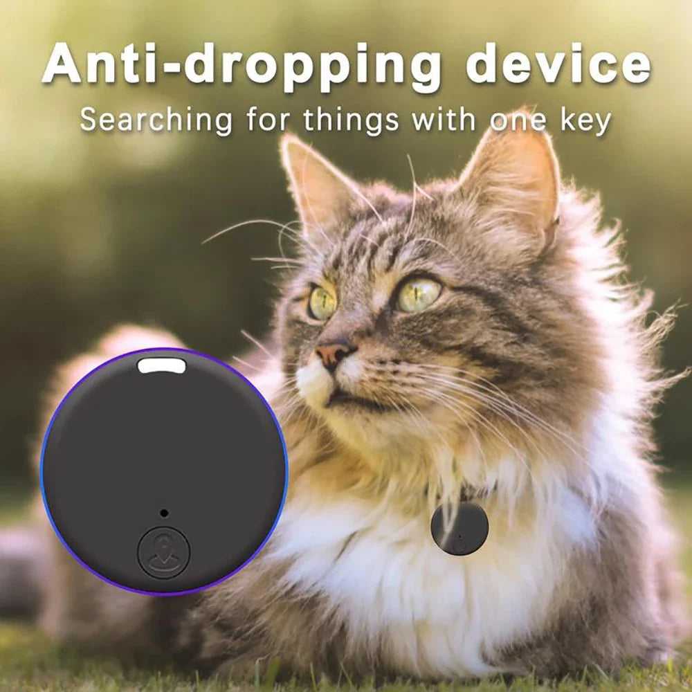 Mini Rastreador Bluetooth Antipérdida para Mascotas, Niños y Billetera