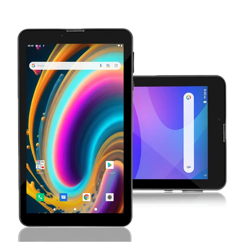 Tabletas con función de llamadas telefónicas Android 6.0 3G de 7 pulgadas, cuatro núcleos, 2 GB de RAM, 16 GB de ROM, 1024x600 píxeles, MTK8735, 2 tarjetas SIM, 2500 mAh