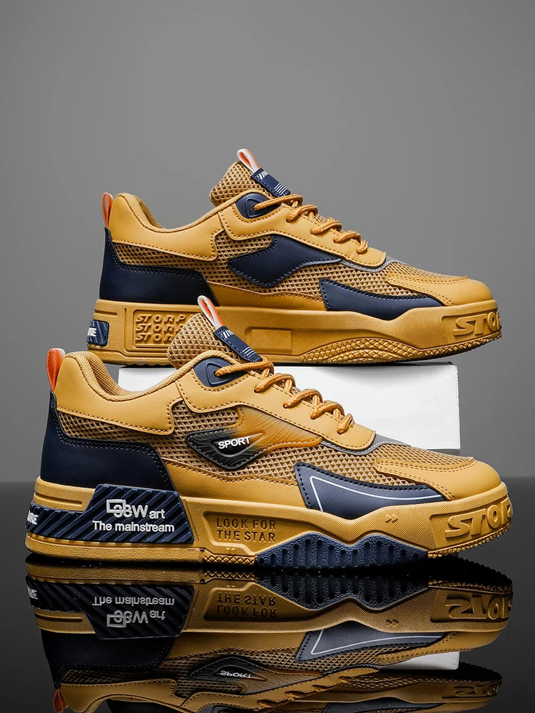 Zapatos de skate transpirables. Zapatos deportivos casuales de moda para hombre, zapatos para calle al aire libre, zapatos de hombre modernos y versátiles, adecuados
