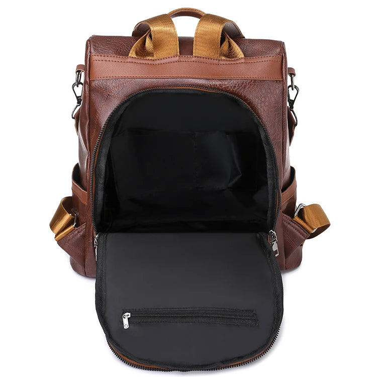 Mochila de moda para mujer, bolso de hombro, bolso multifuncional de viaje, bolso de mano, adecuado para diferentes escenarios