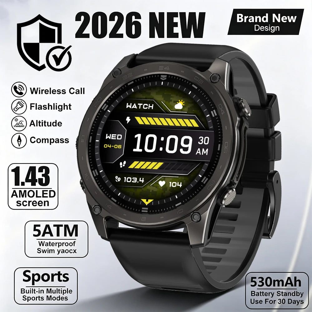 T8 Pro Reloj Inteligente AMOLED Brújula Altímetro